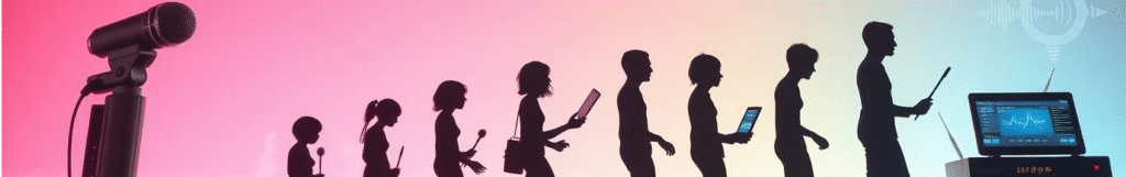 Wireless Audio Evolution Graphic