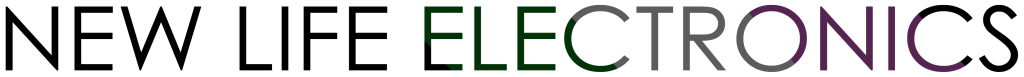 logo_text_1 New Life Electronics Words